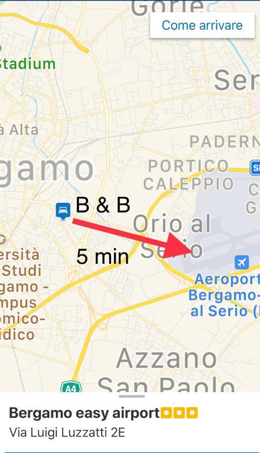 דירות Bergamo Easy Airport Sleep&Fly Parking מראה חיצוני תמונה